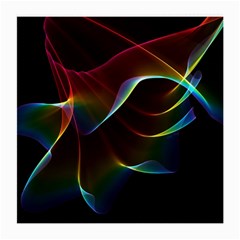 Imagine, Through The Abstract Rainbow Veil Glasses Cloth (medium, Two Sided)