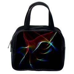 Imagine, Through The Abstract Rainbow Veil Classic Handbag (one Side) by DianeClancy