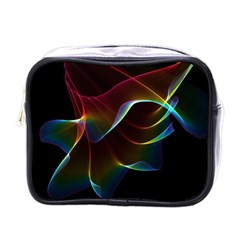 Imagine, Through The Abstract Rainbow Veil Mini Travel Toiletry Bag (one Side) by DianeClancy