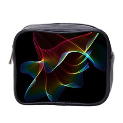 Imagine, Through The Abstract Rainbow Veil Mini Travel Toiletry Bag (two Sides) by DianeClancy