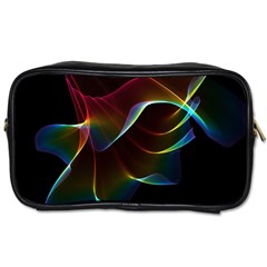 Imagine, Through The Abstract Rainbow Veil Travel Toiletry Bag (two Sides) by DianeClancy