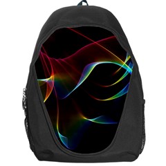 Imagine, Through The Abstract Rainbow Veil Backpack Bag by DianeClancy