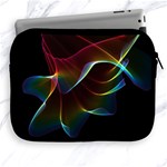 Imagine, Through The Abstract Rainbow Veil Apple iPad Zippered Sleeve Front