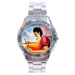 My Music & I Stainless Steel Watch