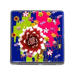 Flower Bunch Memory Card Reader With Storage (square)