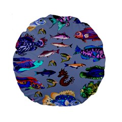 Fishy 15  Premium Round Cushion 