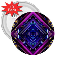 Galaxy 3  Button (10 Pack)