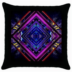 Galaxy Black Throw Pillow Case