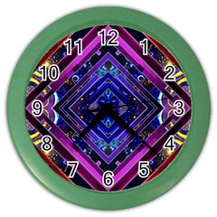 Galaxy Wall Clock (color)