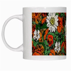 Flowers White Coffee Mug