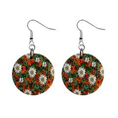 Flowers Mini Button Earrings