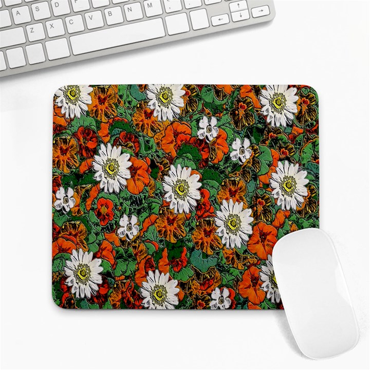 Flowers Large Mouse Pad (Rectangle)