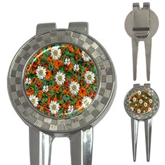 Flowers Golf Pitchfork & Ball Marker