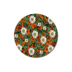 Flowers Magnet 3  (round)