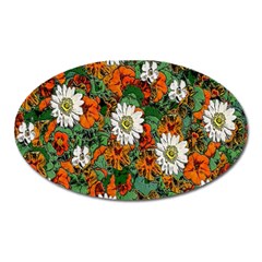 Flowers Magnet (oval)