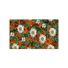 Flowers Sticker 100 Pack (rectangle)