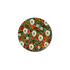 Flowers Golf Ball Marker