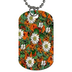 Flowers Dog Tag (two-sided) 