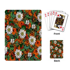 Flowers Playing Cards Single Design