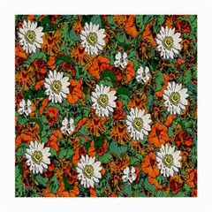 Flowers Glasses Cloth (medium, Two Sided)