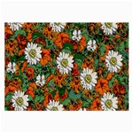 Flowers Glasses Cloth (Large) Front