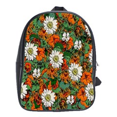 Flowers School Bag (large)