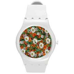 Flowers Plastic Sport Watch (medium)