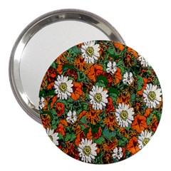 Flowers 3  Handbag Mirror