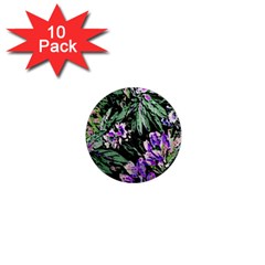 Garden Greens 1  Mini Button Magnet (10 Pack)