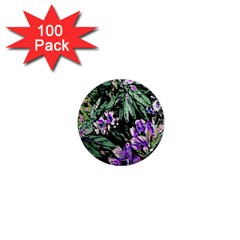 Garden Greens 1  Mini Button Magnet (100 Pack)