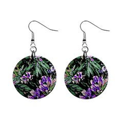 Garden Greens Mini Button Earrings