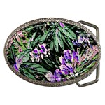 Garden Greens Belt Buckle (Oval) Front