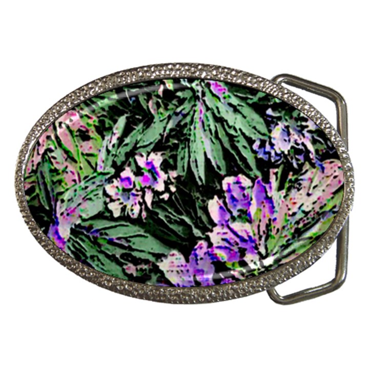 Garden Greens Belt Buckle (Oval)