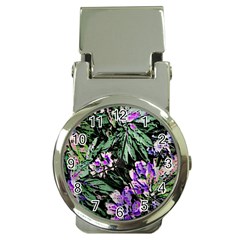 Garden Greens Money Clip With Watch