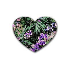 Garden Greens Drink Coasters (heart) by Rbrendes