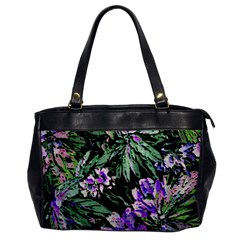 Garden Greens Oversize Office Handbag (one Side)