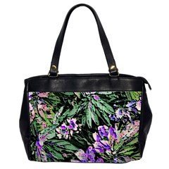 Garden Greens Oversize Office Handbag (two Sides)