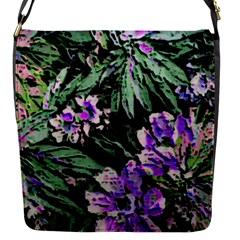 Garden Greens Flap Closure Messenger Bag (small)