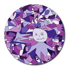 Fms Confusion 8  Mouse Pad (round) by FunWithFibro