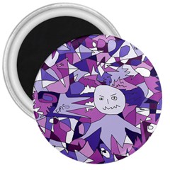 Fms Confusion 3  Button Magnet by FunWithFibro