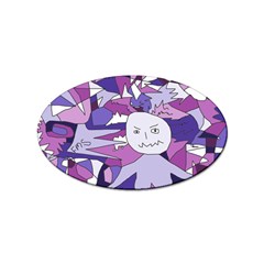 Fms Confusion Sticker (oval) by FunWithFibro