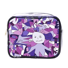 Fms Confusion Mini Travel Toiletry Bag (one Side)