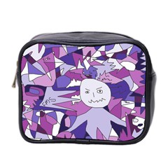 Fms Confusion Mini Travel Toiletry Bag (two Sides)