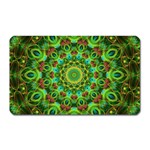 Peacock Feathers Mandala Magnet (Rectangular) Front