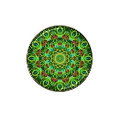 Peacock Feathers Mandala Golf Ball Marker (for Hat Clip)