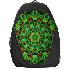 Peacock Feathers Mandala Backpack Bag by Zandiepants