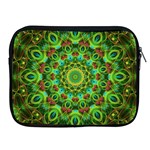 Peacock Feathers Mandala Apple iPad Zippered Sleeve Front