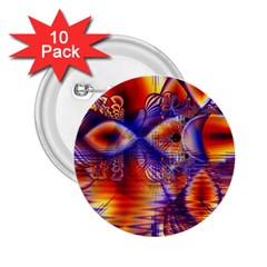 Winter Crystal Palace, Abstract Cosmic Dream 2 25  Button (10 Pack)