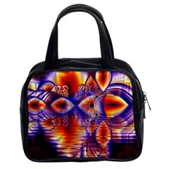 Winter Crystal Palace, Abstract Cosmic Dream Classic Handbag (two Sides) by DianeClancy