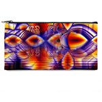 Winter Crystal Palace, Abstract Cosmic Dream Pencil Case Front